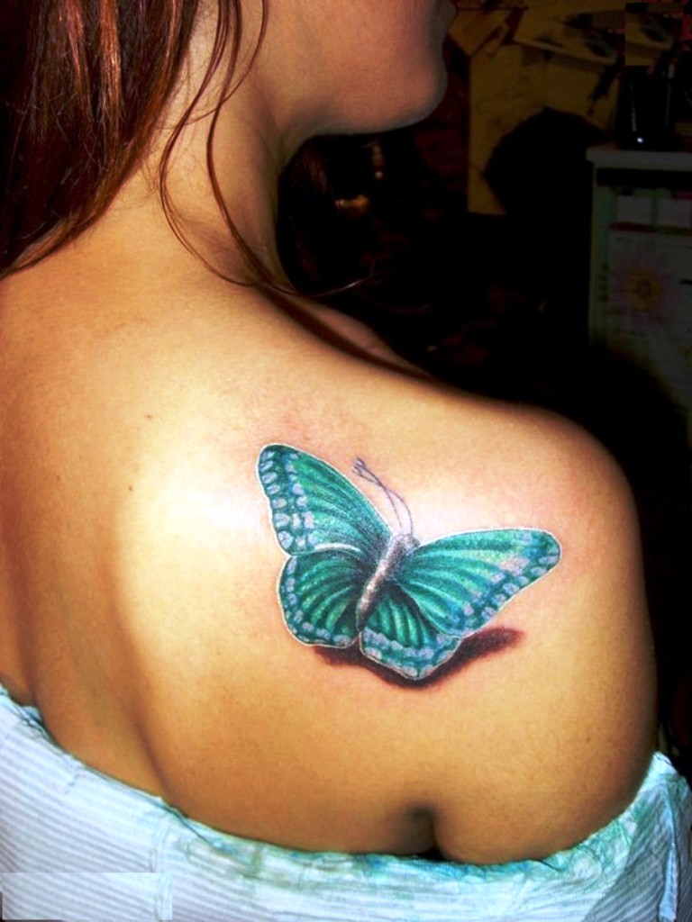 Back-Butterfly-Shoulder-Tattoos