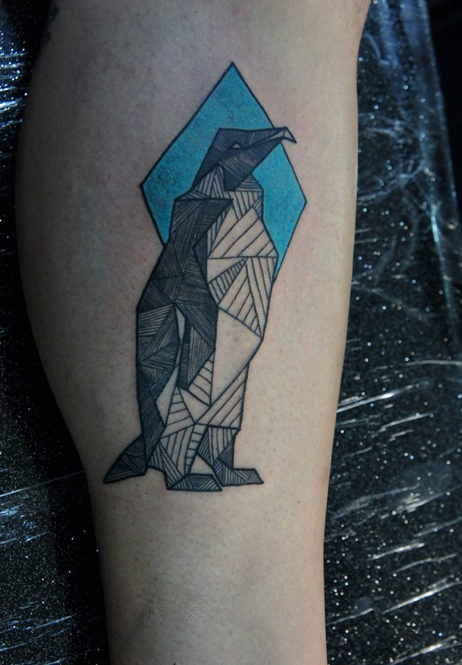 Penguin Tattoo Design