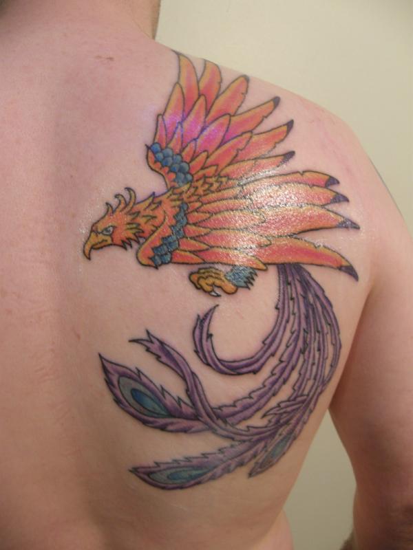 Phoenix Tattoo Designs Shoulder Blade