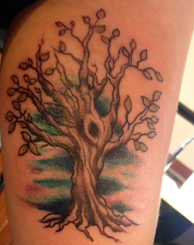 Simple Tree Tattoo Design