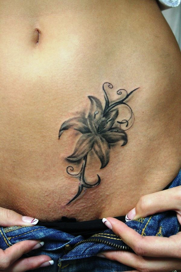 Tribal-Flower-Tattoos-For-Girls