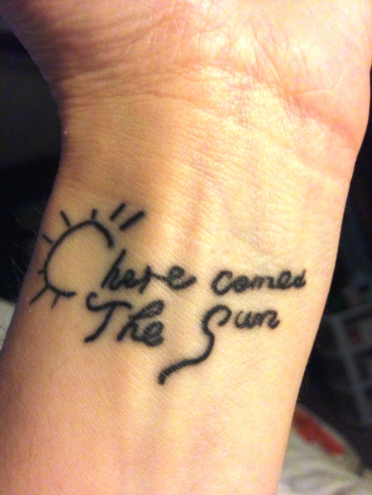 here comes the sun tattoos