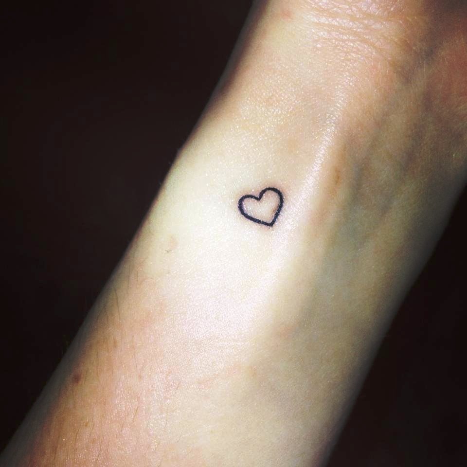 small heart tattoos designs