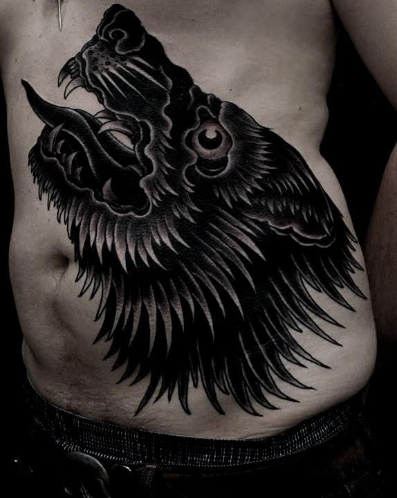 black-wolf-tattoo-designs