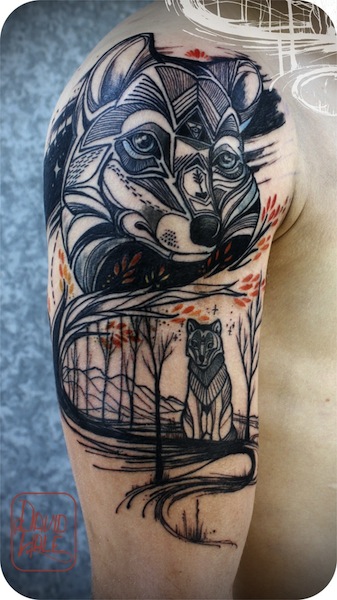 david-hale-wolf-tattoo