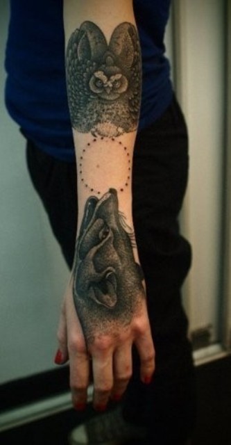 forearm-wolf-tattoo