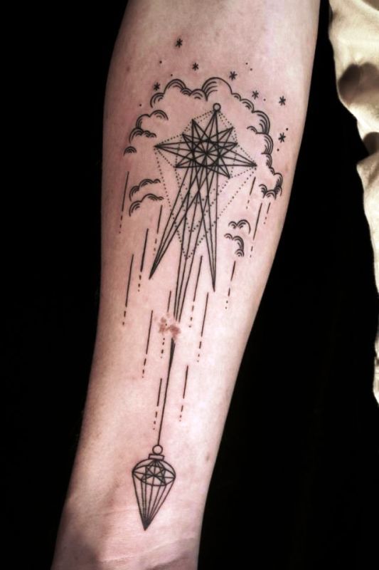 geometric-bow-and-arrow-tattoos