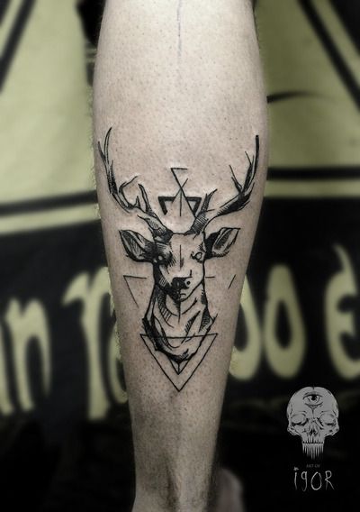 geometric-deer-tattoo-tumblrs