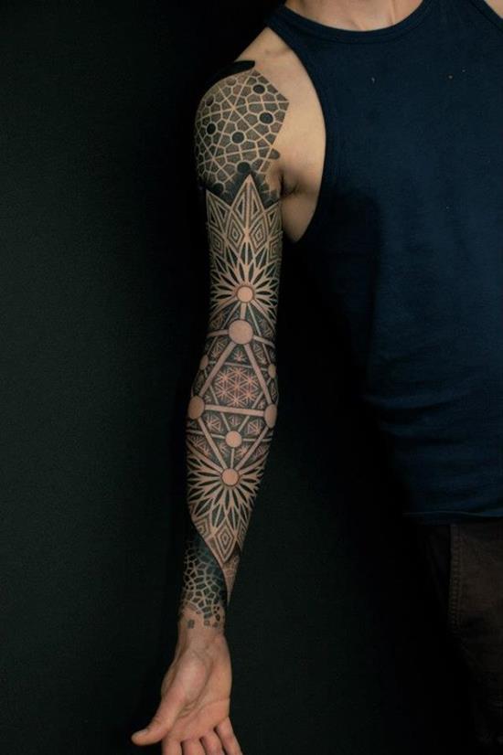 geometric-tattoo-sleeve-patterns