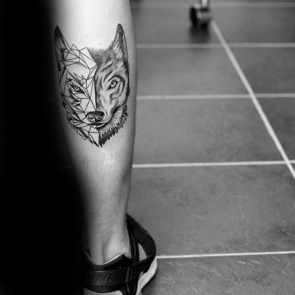 geometric-wolf-tattoo-design