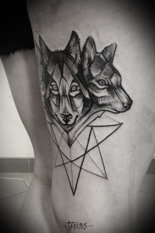 geometric-wolf-tattoos-tumblr-ideas