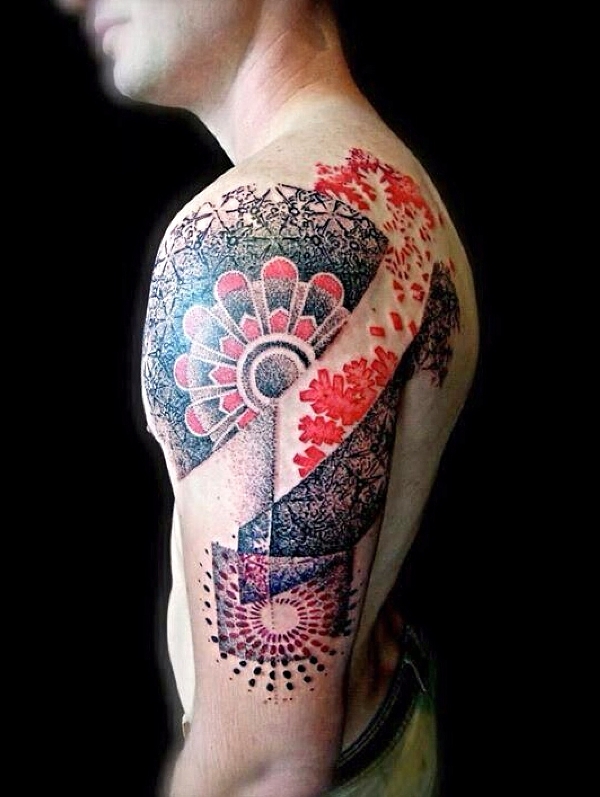 half-sleeve-geometric-line-tattoo-fine