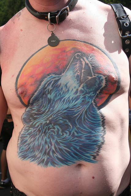 howling-wolf-tattoo