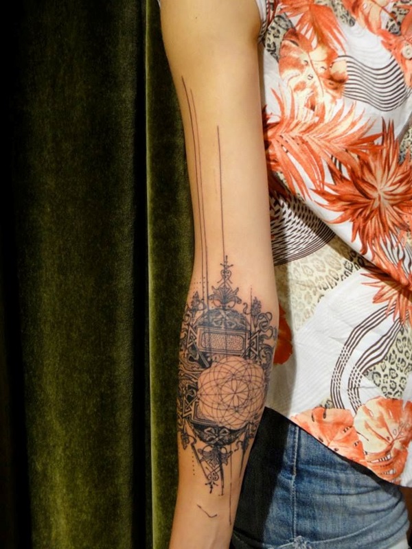 intricate-forearm-tattoos-for-women