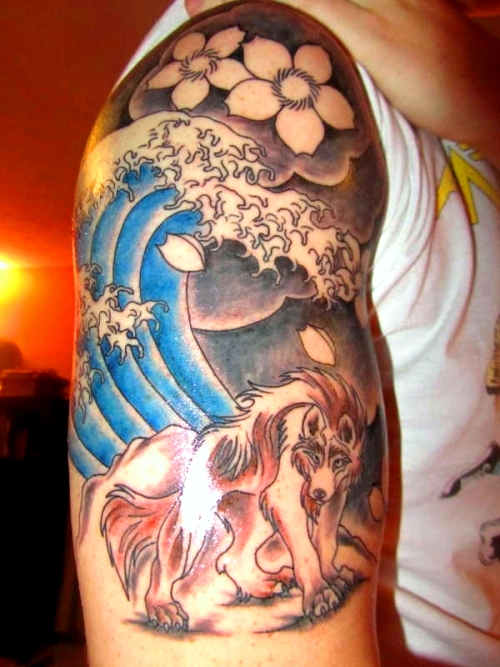 japanese-traditional-wolf-tattoo