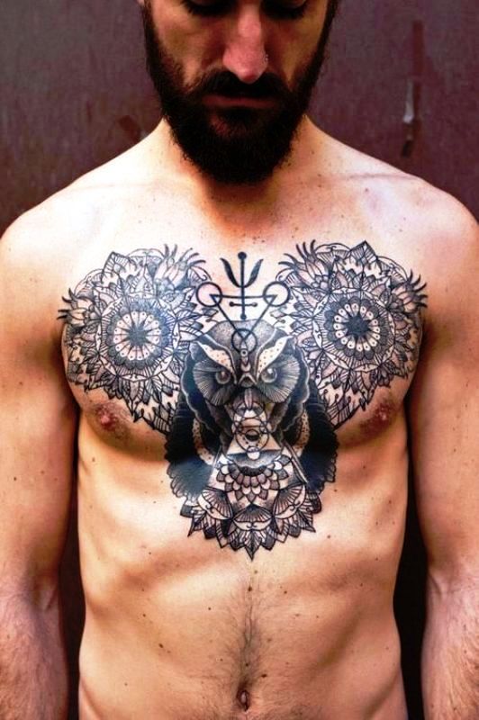 mandala-chest-tattoo-designs