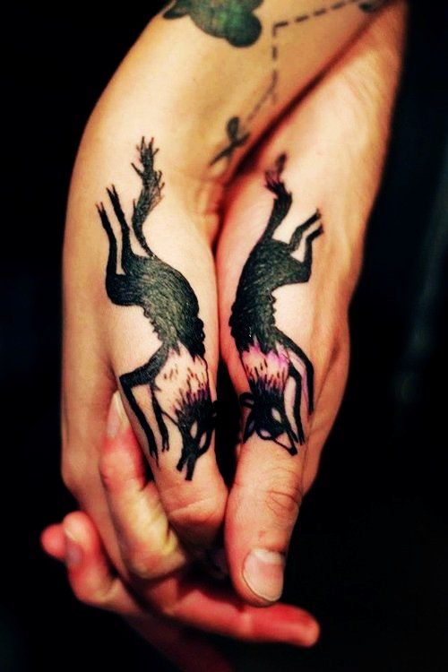 matching-couple-tattoo-designs-wolf