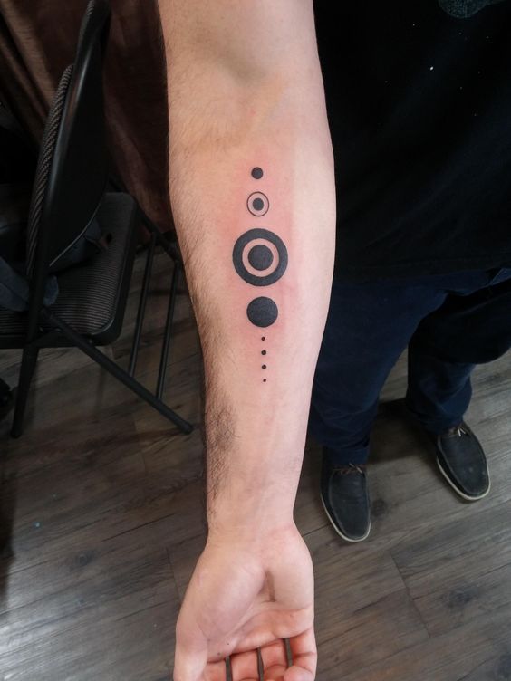 minimal-solar-system-tattoo