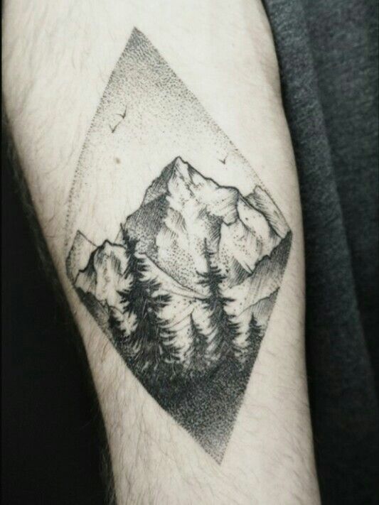 mountain-trees-tattoo-forearm