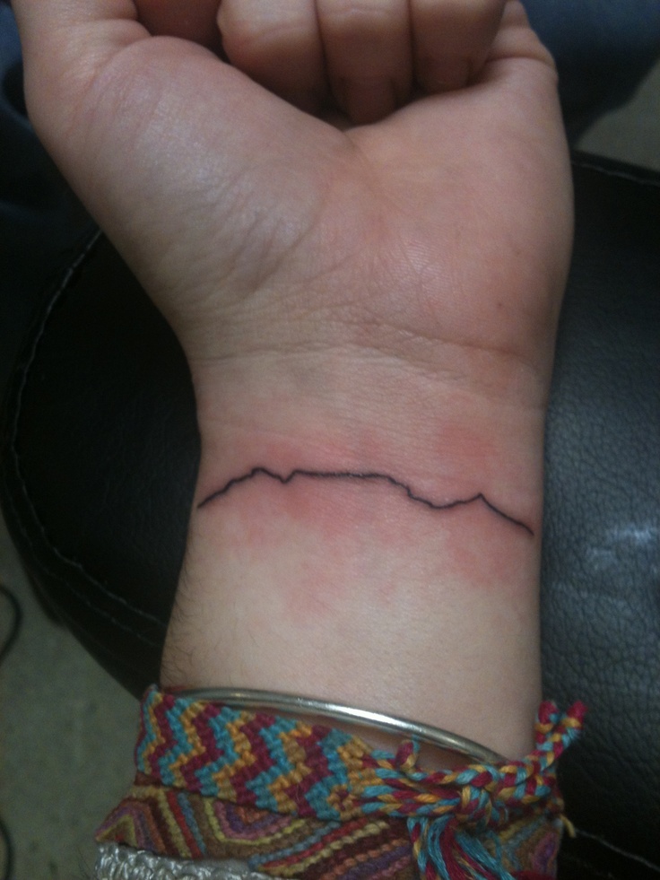 mountains-tattoo-simple-wrist
