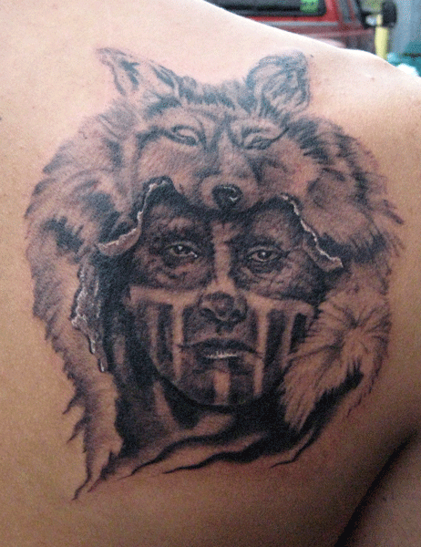 native-american-wolf-headdress-tattoo