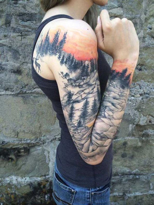 nature-tattoo-sleeve-mountains