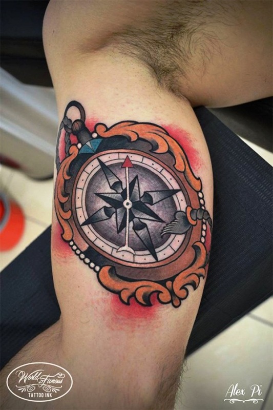 nautical-compass-tattoo