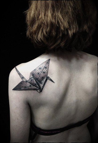 origami-tattoo-on-girl-back
