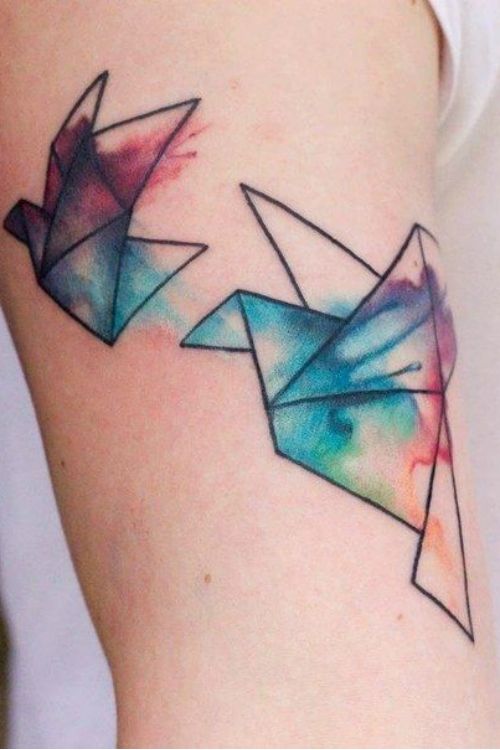 origami-watercolor-tattoo
