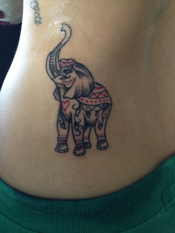 paisley-print-elephant-tattoo