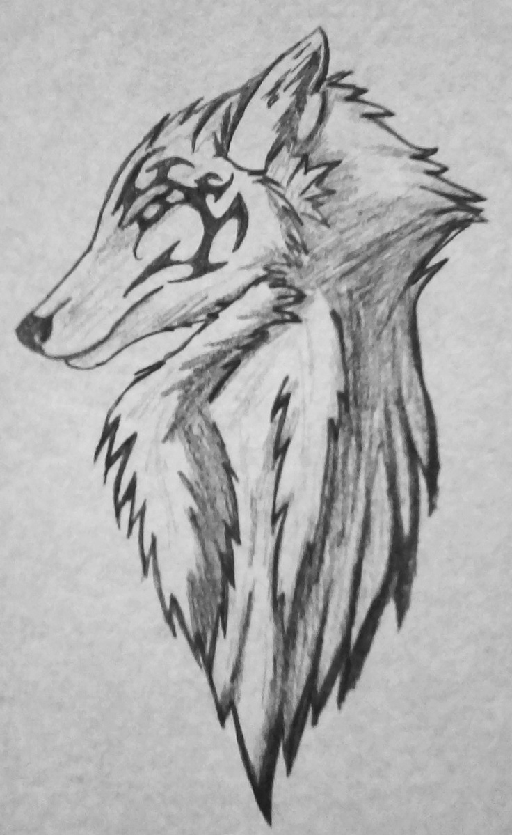 pencil-drawings-of-wolves-tattoos