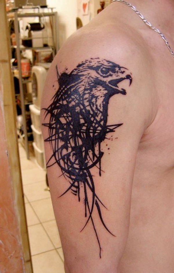 screaming-eagle-tribal-tattoo
