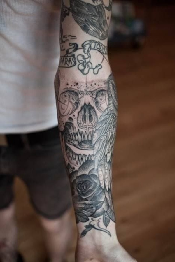 skull-forearm-sleeve-tattoo-2015