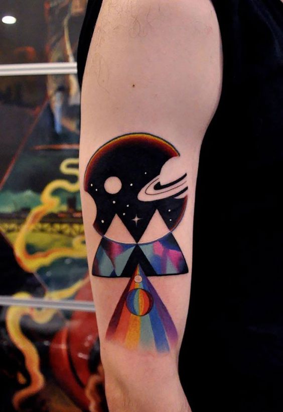 space-tattoo-sleeve-ideas