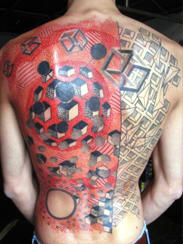 spine-geometric-tattoo
