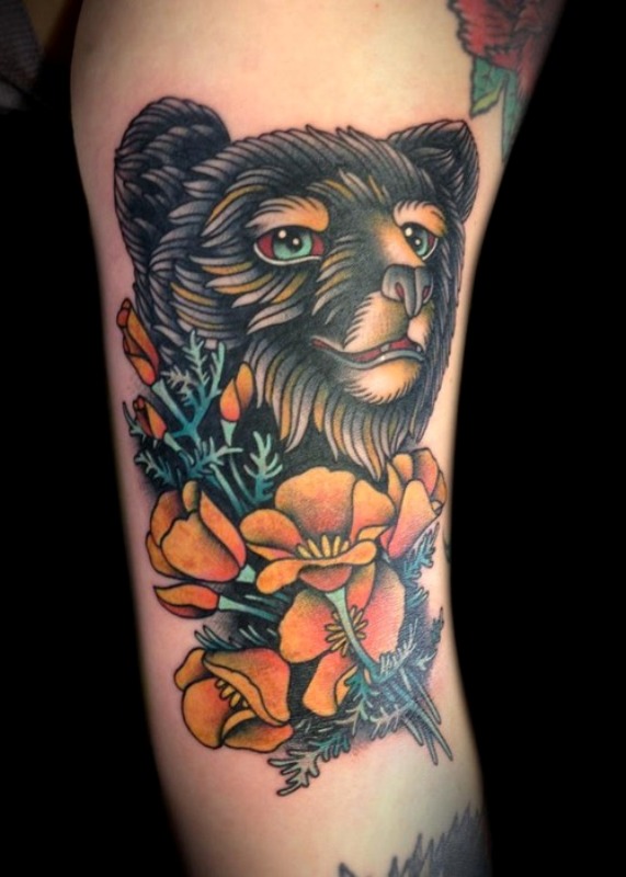 traditional-bear-tattoo