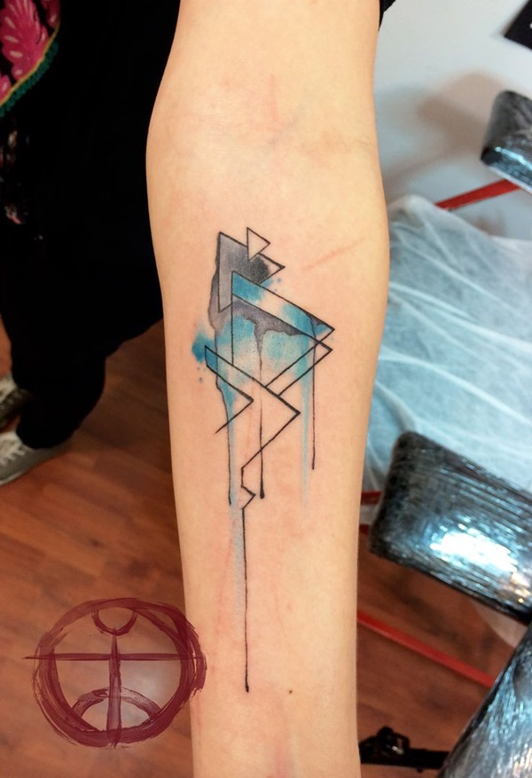 triangle-watercolor-tattoo-designs