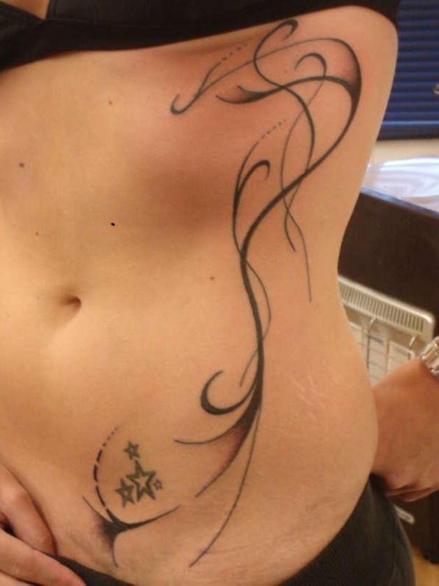 tribal-rib-tattoos-for-women