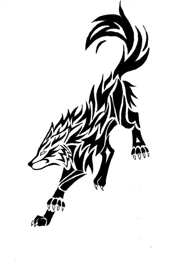 tribal-wolf-tattoo-2014