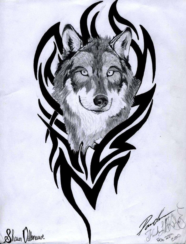 tribal-wolf-tattoo-design-fine