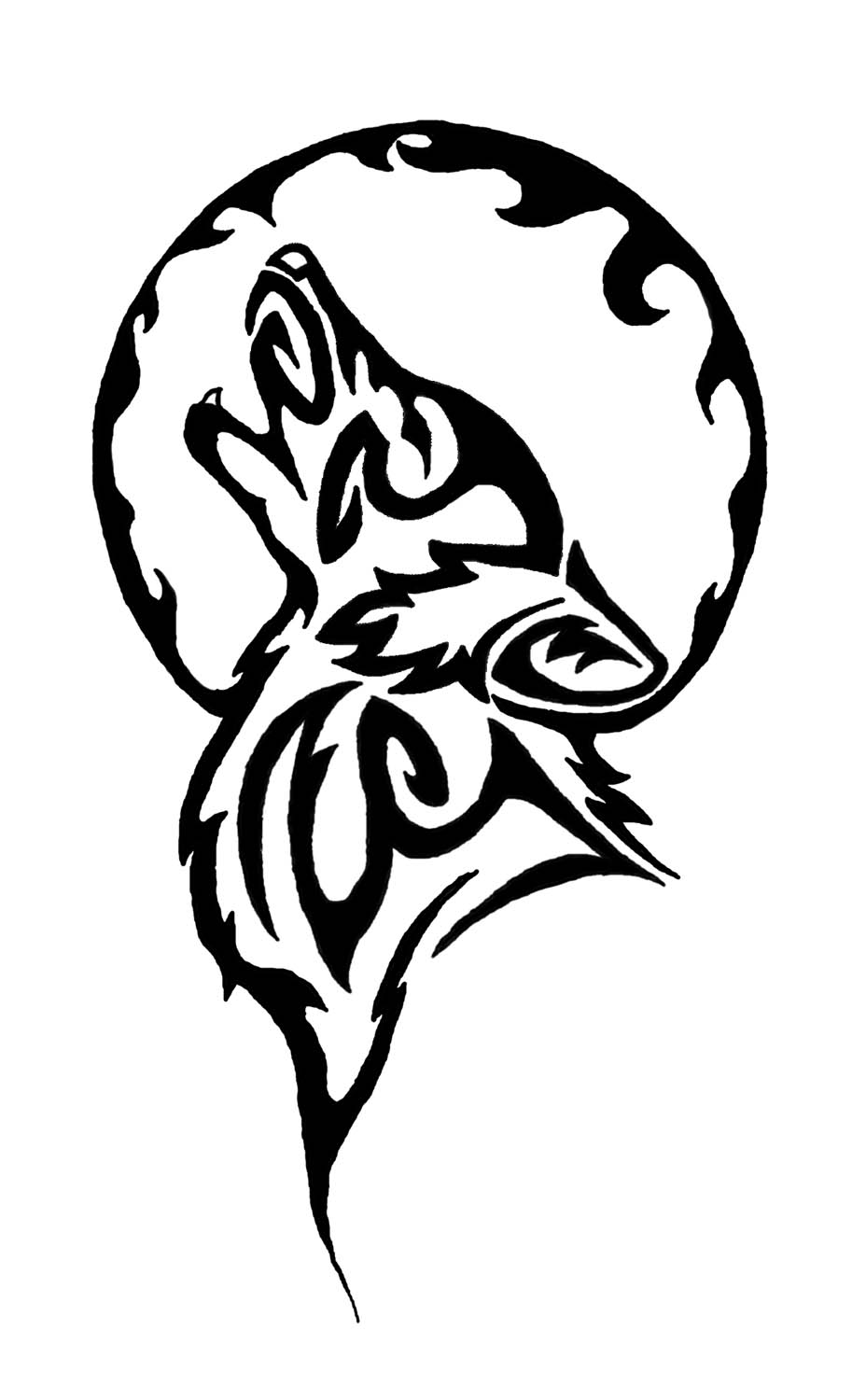 tribal-wolf-tattoos