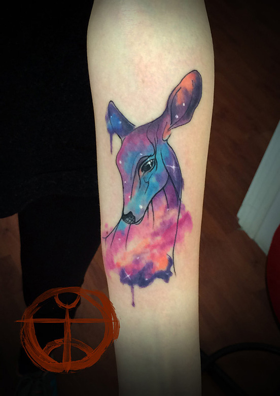 watercolor-deer-tattoo-designs-new