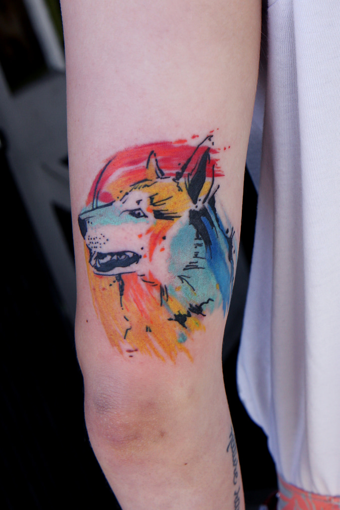 watercolor-dog-tattoo-design