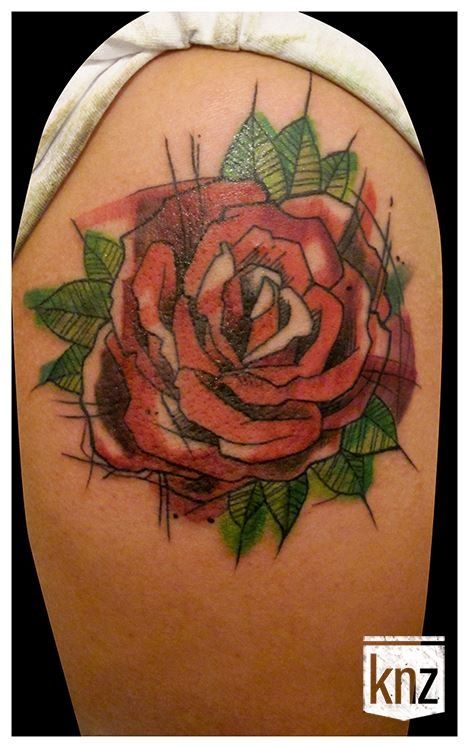 watercolor-rose-tattoo-sketch