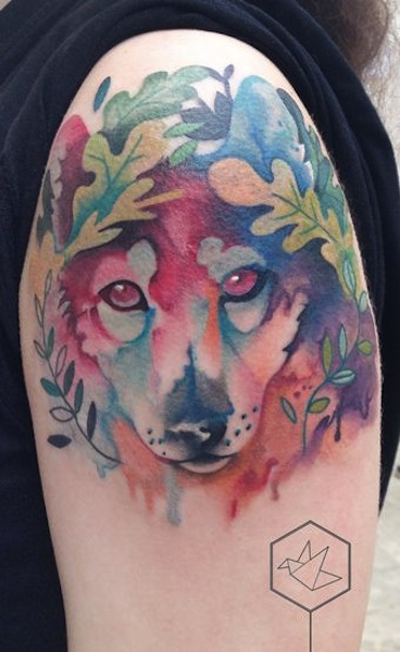 watercolor-wolf-tattoo-fine