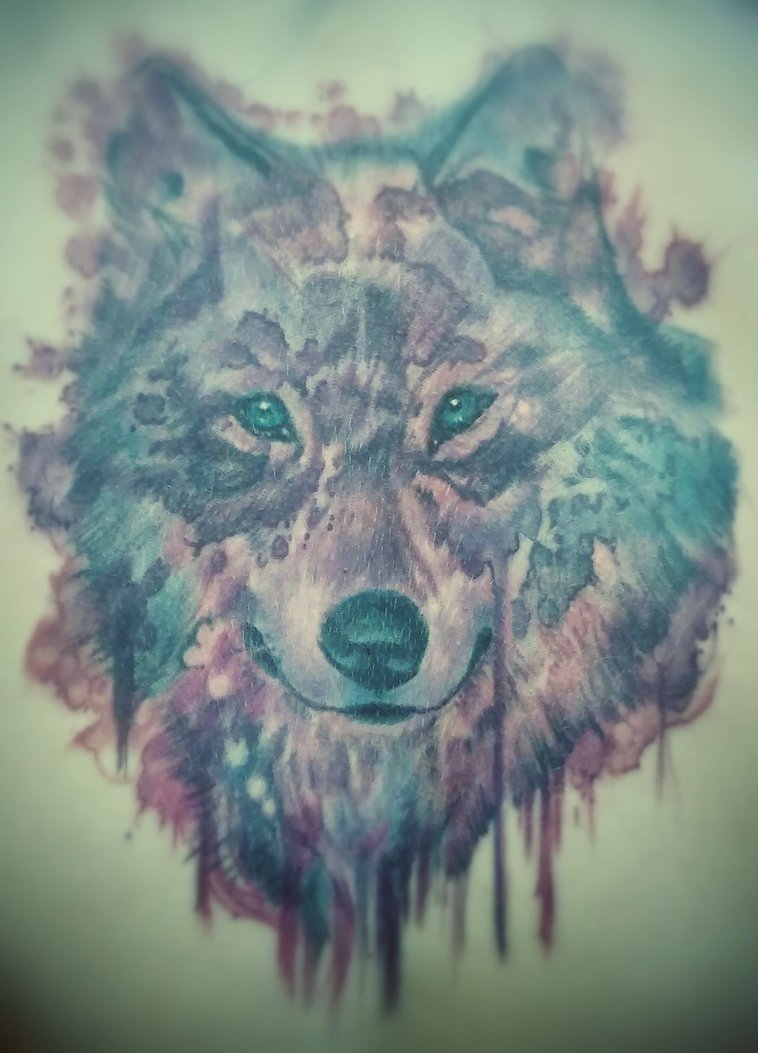 watercolor-wolf-tattoo-ideas-new