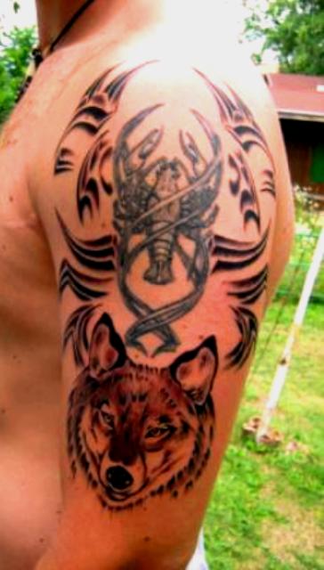 wolf-arm-tattoo