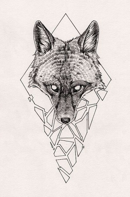 wolf-head-sketch-tattoo