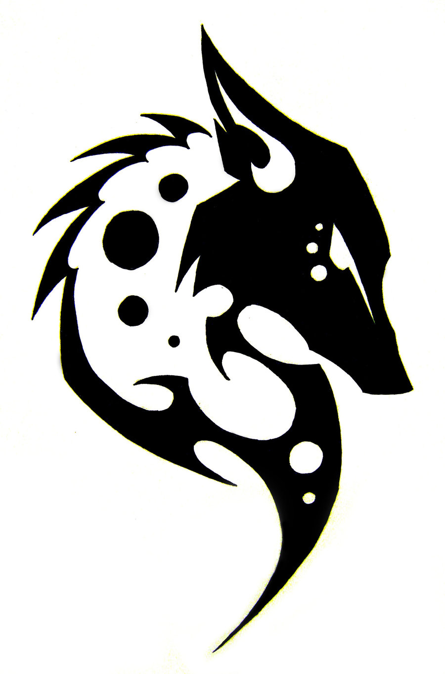 wolf-head-tribal-tattoo-designs