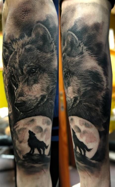 wolf-sleeve-tattoo-designs-ideas